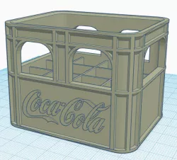 Coca Cola Battery Crate AA