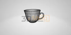 Coffee mug, Coffee cup - Kitchen dishes, Kitchen equipment, Coffee dishes, Breakfast dishes, Food, decoration, 3D Scan, STL File