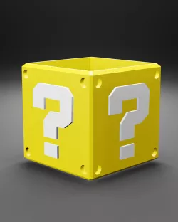 COIN BLOCK PLANTER / POT - SUPER MARIO BROS