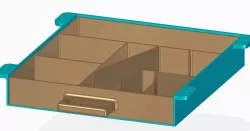 Compact 3D printer chest of drawers