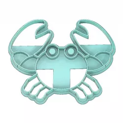CRAB COOKIE CUTTER, BEACH COOKIE CUTTER, SUMMER COOKIE CUTTER