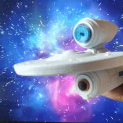 Cute USS KELVIN Star Trek Chibi