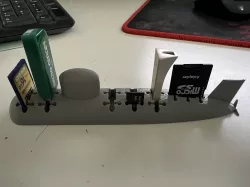Desktop Submarine USB/SD/MSD Card Holder