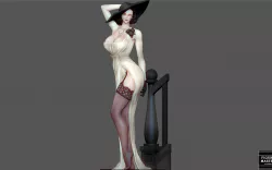 DIMITRESCU LADY RESIDENT EVIL 8 VILLAGE GAME CHARACTER SEXY GIRL