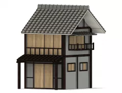 Diorama Miniature from old Asian house