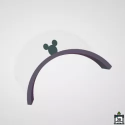 Disney diadem wall holder