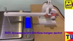 DIY dynamometer (friction torque meter) using 3D printer