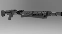 DLT-19 heavy stormtrooper blaster life size for 3d print (1:1 scale)