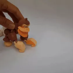 Donkey Kong Monkey (Flexi, print-in-place)