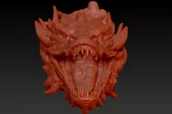 Dragon hobbit Smaug Bust