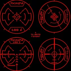 E-11 / DL-44 Blasters; Scope Reticles