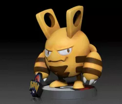 Elekid(badass version) - POKÉMON FIGURINE - 3D PRINT MODEL
