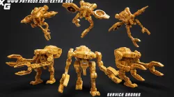 Extra_Guy Mech Bundle 3D Printable