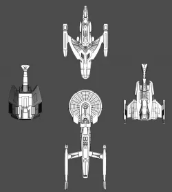 FASA Battleships: Star Trek starship parts kit expansion #11