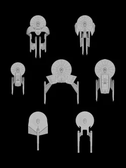 FASA Federation Ships: Star Trek starship parts kit expansion #2