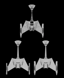 FASA Romulan V-11 Stormbird: Star Trek starship parts kit expansion #25
