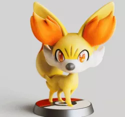 Fennekin - FAN ART - POKÉMON FIGURINE -POKEMON