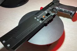 Fischer inspired Airsoft Suppressor for Glock GBB replica