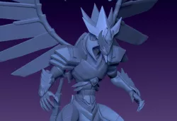 Galaxy Eyes Full Armor Photon Dragon 3D Printable Figure Yugioh Gx