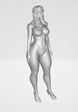 GIRL SUPER SEXY TOPLESS FIGURINE MANDY