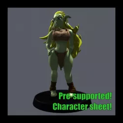 Goblin brothel-maid; Khwel Green-Sun - People of Honagrion