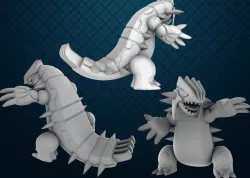 Groudon (Pokemon 35mm True Scale)