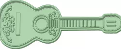 Guitar coco 120mm cookie cutter