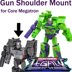 Gun Shoulder Mount for Transformers Core Class Megatron