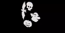 halloween jewelry pendants