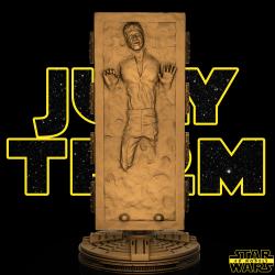Han Solo On Carbonite Sculpture - Star Wars 3D Models - Tested and Ready for 3D printing