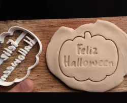 Happy Halloween Poster - Pumpkin Shape