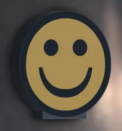 Happy" Smiley Lamp