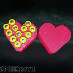 Heart-shaped battery box