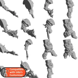 Heavy Space Soldiers - Angry Red Meatmen Customizer Library