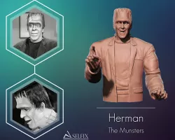 Herman from the munsters 3D print model