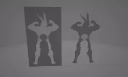 Hero academia wall art 1