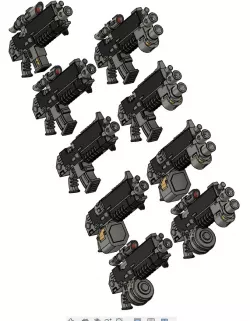 High Caliber Rifles For Space Infantry