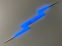 Hollow Lightning Bolt for Lighting Effects