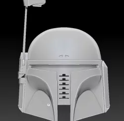 Jango Fett Death Watch Style Mandalorian Helmet smooth Boba
