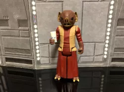 KABE VINTAGE CUSTOM STAR WARS ACTION FIGURE, KENNER 3.75", 6" CREATURE CANTINA ALIEN PATRON, 5 POA, 1/18, 1/6