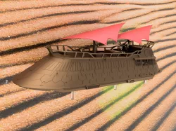 Khetanna - Jabba the Hutt Sail Barge - 3.75" scale - diorama Scale