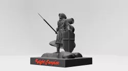 Knights Templar - 3d printable