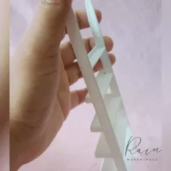 Leaning Tower of Shelves, MINI FURNITURE for 1:12 Dollhouse, Dollhouse Ladder Shelf, Miniature Dollhouse BookShelf,