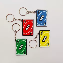LETTER ONE KEY RING