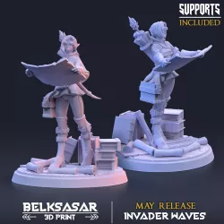 Ley Line Cartographer Normal and Nude