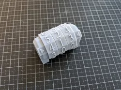 Life counter for resin printing - includes STEP file