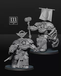 LORDS OF TERRA SPACE TERMINATORS - PRIMARIS MARINES TRUESCALE