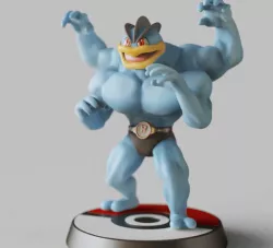 Machamp - FAN ART - POKÉMON FIGURINE -POKEMON