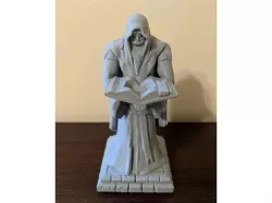 Mage Statue D20 Holder