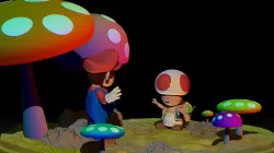mario and toad from the upcoming super mario movie